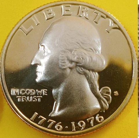 1976 S Washington Gem PROOF Quarter Dollar  🔥  Bicentennial Little drummer boy Cover