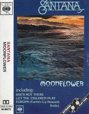Santana Moonflower CASSETTE ALBUM Jazz, Rock, Latin, Blues  Extended play tape - Image 1 of 4