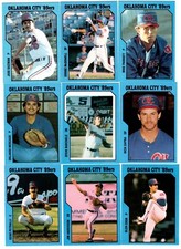 Oklahoma City 89ers 1985 TCMA Team Set 30 cards 