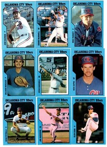 Oklahoma City 89ers 1985 TCMA Team Set 30 cards 