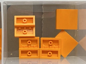 Piezas LEGO - Pendiente Naranja, Curva 2 x 2/3 - No 15068 - QTY 5 - Imagen 1 de 1