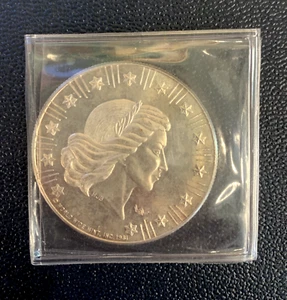 1981 World Wide Mint American Eagle Liberty Head Silber 1oz - Bild 1 von 2