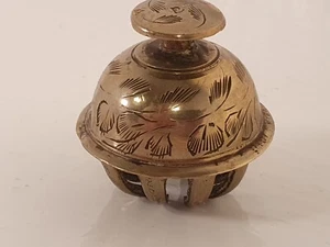 Vintage, Indian Brass Claw Bell - Picture 1 of 22