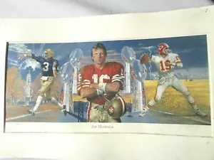 joe montana DIE LEGENDE in Notre Dame Kansas City San Francisco bildlich SIGNIERT - Bild 1 von 12