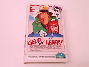 Geld oder Leber! 1986 VHS German PAL Starlight Video Hartbox Mike Krüger Falco - Bild 1 von 6
