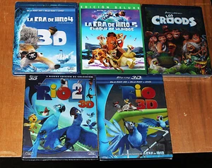 CHILDREN'S BLU-RAY 3D BLU-RAY SLIPCOVER LOT: ALL HAVE ENGLISH AUDIO/SUBTITLE NEW - Picture 1 of 1
