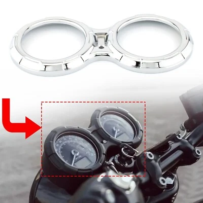 Cubierta de calibre de motocicleta decoración para TRIUMPH Thruxton R Bonneville T120 T100 cromo Foto 1 de 4