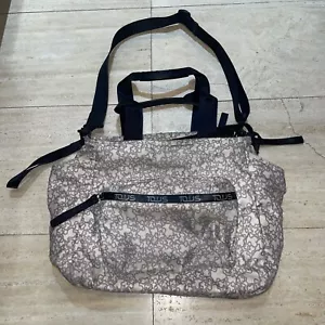 TOUS KM Sport Mommy Bag beige Gray Bear Adjustable Shoulder Strap - Picture 1 of 13