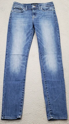 Lucky Brand Stella Skinny Jeans Women's 4/27 Blue Denim 5-Pocket Design - Image 1 of 4