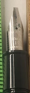 Sheaffer Italic B Füllfederhalter nur Feder silberfarben USA - Bild 1 von 4