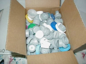 200 + Botellas Tapas de Plástico Tapas Artesanías Educación Objetivo Práctica Multiuso  - Imagen 1 de 5
