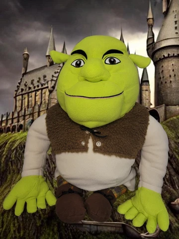 Shrek DreamWorks Ogre Jumbo 28" Plush Stuffed Animal 2002 Cuddle Pillow Clean Cover