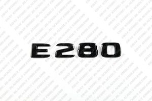 Gloss Black Emblems Badges Logos for Mercedes-Benz E280 W210 W211 W212 W213 W214 - Bild 1 von 4