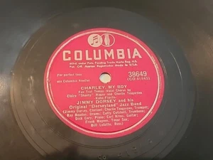 10" 78 RPM-Jimmy Dorsey-Charley My Boy/Johnson Rag/Columbia 38649 - Picture 1 of 4