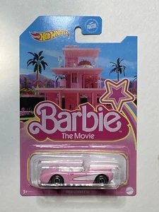 Barbie's 1956 Corvette * 2023 Hot Wheels Barbie Movie Promo Card * B250 - Picture 1 of 1