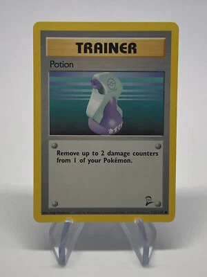 Potion  122/130 - Common - Vintage 2000 English Base Set 2 Pokemon Card - LP - Image 1 of 2