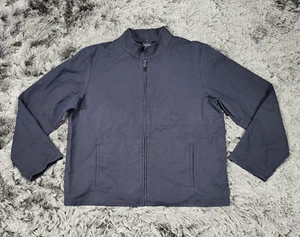 Eileen Fisher Jacke Damen Large schwarz Baumwolle Stehkragen Langarm durchgehender Reißverschluss - Bild 1 von 15