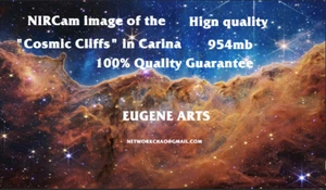 NASA Unseen Universe, NIRCam image of the Cosmic Cliffs in Carina, High Quality - Picture 1 of 4