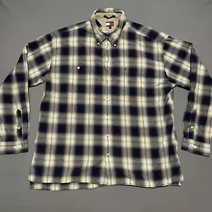 Tommy Hilfiger Hemd Large blau kariert Button Down Hemd XXL - Bild 1 von 6