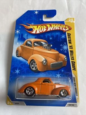 2009 Hot Wheels Snowflake Card Custom 41 Willys Coupe New Sealed - Image 1 of 4