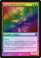 Hoard-Smelter Dragon FOIL Scars of Mirrodin HEAVILY PLD Red Rare CARD ABUGames