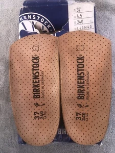 Neu Birkenstock Unisex Birko Balance Leder / Kork Einlegesohlen - Größe EUR37 US W6 M4 - Bild 1 von 4