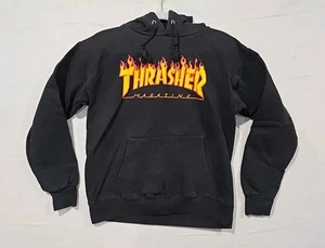 Men's Hoodie Skateboard Vintage Thrasher Magazine Pullover Sweatshirt Small - Picture 1 of 18