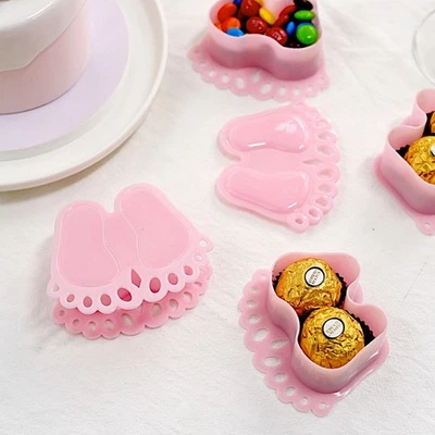12 PINK 3.5" long Mini Baby Feet Favor Holders Party Events Decorations Supplies - Image 1 of 4