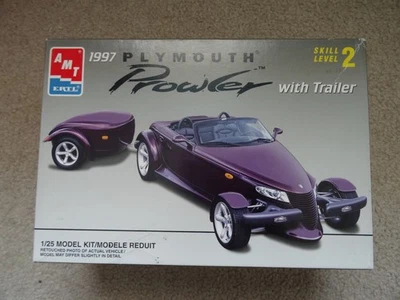 REVELL AEROVETTE + AMT PLYMOUTH PROWLER 1/25 SCALE + STAR WARS SPEEDER LOT OF 3 - Image 1 of 4