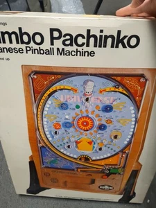 Vintage 1973 Super Pachinko Japanese Pinball Machine by Epoch - w/ Original Box - Picture 1 of 6