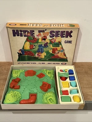 Hide n Seek Vintage Board Game 2404-2 - 1967 Ideal Toy Corp Complete - Image 1 of 4