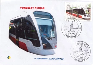 FDC Oran Tramway Tram Railroads rail transport railroads transport trains - Picture 1 of 1
