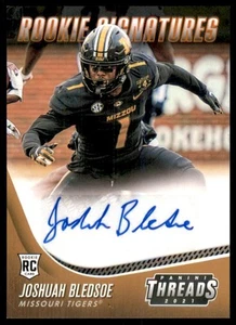 2021 Chronicles Draft Picks Threads Rookie Signatures Orange #46 Joshuah Bledsoe - Picture 1 of 2