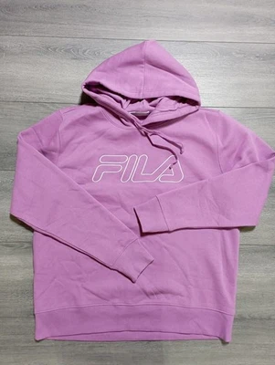 Fila Hoodie Adult Womens X-Large Purple No Pockets Soft Pullover - Image 1 of 4