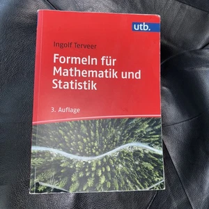 Formeln für Mathematik und Statistik – Ingolf Terveer (3. Auflage) - Bild 1 von 3