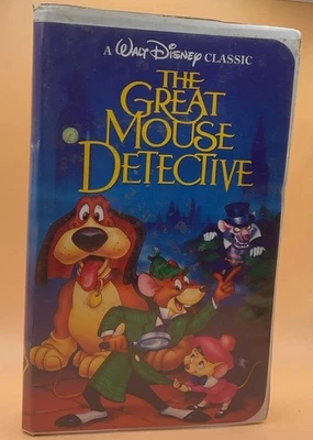 The Great Mouse Detective VHS Disney Clamshell Black Diamond *Buy 2 Get 1 Free* - Image 1 of 4