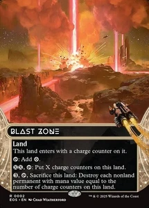 Blast Zone R Borderless Foil #2 | EOS Edge of Eternities: Stellar Sights | MTG - Picture 1 of 1