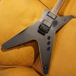 DEAN ML Knight Black Satin Used Electric Guitar 2009 - Picture 1 of 10
