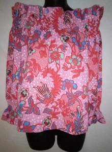 Tuckernuck Majolica Marguerite Off the Shoulder Blouse XS Floral Top NWT - Picture 1 of 4