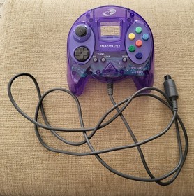 Purple Clear Atomic NYKO Dream Master Controller Sega Dreamcast FREE SHIPPING