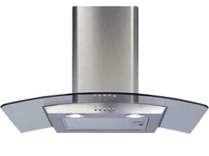 CDA ECP72SS 70cm Curved Glass Chimney Cooker Hood - Stainless Steel NEW - Picture 1 of 2