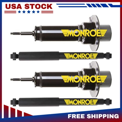 Juego de 4 piezas de amortiguadores de suspensión delantera y traseros Monroe para Jeep Liberty 2002-2012 Foto 1 de 4