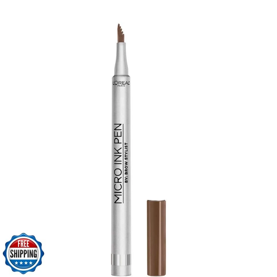 L'Oreal Paris Micro Ink Pen by Brow Stylist, Longwear Brow Tint, Hair-Like Ef - Image 1 of 4