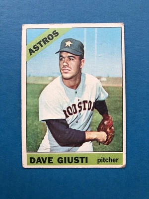 1966 Topps - Dave Giusti #258 Houston Astros - Image 1 of 4