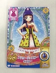Precure Choco Snack Card Riko Izayoi Flower Jewelry Yellow - Picture 1 of 2