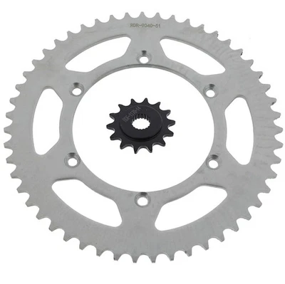 Sprockets for Kawasaki KX250 F 250 2006 - 2014 14 Tooth Front & 51 Tooth Rear - Image 1 of 4