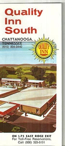 Vintage Prospekt für Quality Inn South Chattanooga Tennessee Motel - Bild 1 von 1