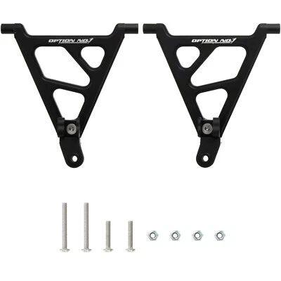 Juego de brazos inferiores delanteros de aluminio RC para fiambrera/saltamontes/hornet Tamiya CW-01 piezas Foto 1 de 4