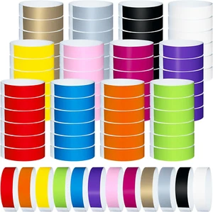 1200 pulseras de papel plástico para eventos pulseras de color neón - Bild 1 von 12