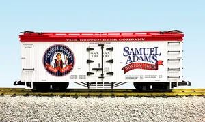 USA Trains G Scale Lehighton 4 car beer train #1 Sam Adams-Storz-Old Reading-LaB - Picture 1 of 4